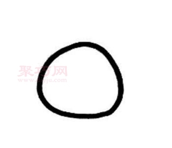 如何画桃子简单又漂亮 桃子简笔画的图片